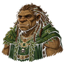 Cave Troll — Druid portrait