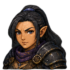 Dwarf female — Rogue portrait