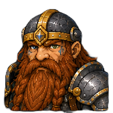 Dwarf male — Warrior portrait