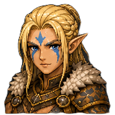 Elf male — Berserker portrait