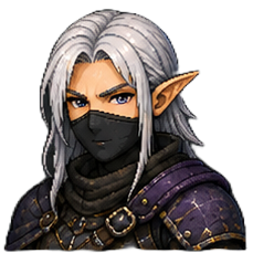 Elf male — Rogue portrait