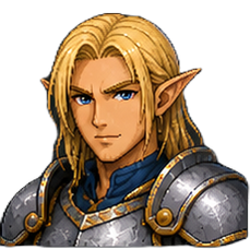 Elf male — Warrior portrait