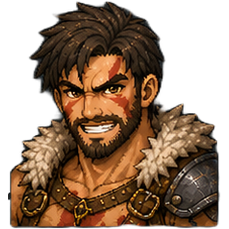 Human male — Berserker portrait