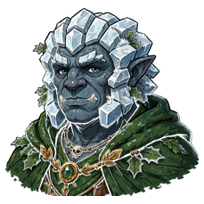Ice Troll — Druid portrait