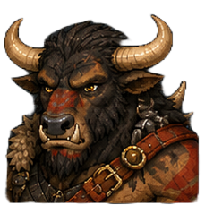 Minotaur male — Berserker portrait