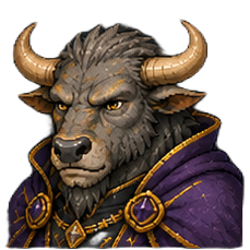Minotaur male — Sorcerer portrait
