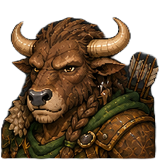 Minotaur male — Hunter portrait