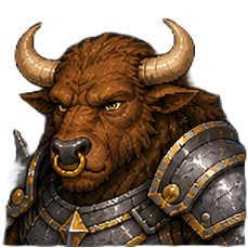 Minotaur male — Warrior portrait