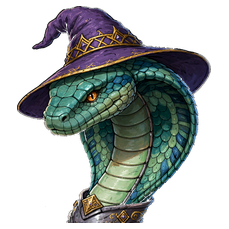 Forest Naga — Sorcerer portrait