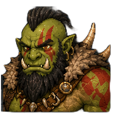 Orc male — Berserker portrait
