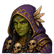 Orc female — Sorcerer portrait