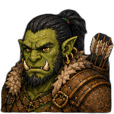 Orc male — Hunter portrait
